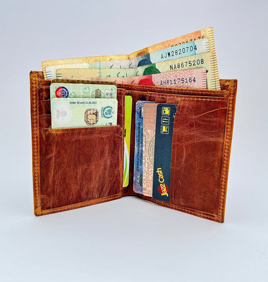 Handmade Crunch Leather Wallets